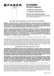 Faber CYLINDRA Instructions D'installation