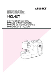 JUKI HZL-E71 Manuel D'instructions