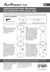 Brouwland FastFerment 53L Instructions D'assemblage