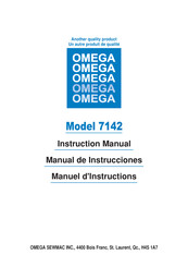 Omega 7142 Manuel D'instructions