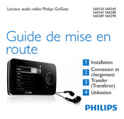 Philips GoGear SA5245BT/37X Guide De Mise En Route