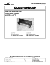 Cooper Tools Quachenbush 22007067 Notice