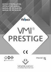 VENTILAIRSEC VMI PULSE'R Prestige Notice D'installation
