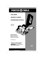 Porter Cable 557 Manuel D'instructions