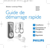 Philips SA4127/02 Guide De Démarrage Rapide