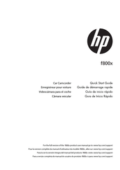 HP f800x Guide De Démarrage Rapide