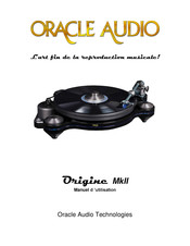 Oracle Audio Technologies Origine MkII Manuel D'utilisation