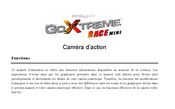 Easypix GoXtreme RACE MINI Mode D'emploi