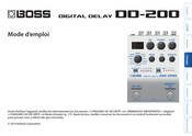 Boss DD-200 Mode D'emploi