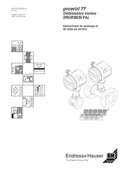 Endress+Hauser Prowirl 77 Instructions De Montage Et De Mise En Service
