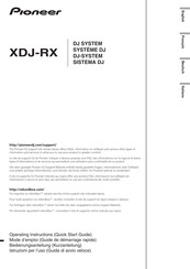 Pioneer XDJ-RX Mode D'emploi