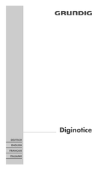 Grundig Diginotice Mode D'emploi