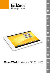 TrekStor SurfTab xiron 7.0 HD Mode D'emploi