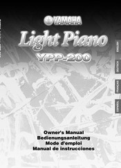 Yamaha Light Piano YPP-200 Mode D'emploi