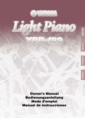 Yamaha Light Piano YPP-100 Mode D'emploi