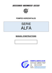 FIP ALFA 350-50 Manuel D'instructions