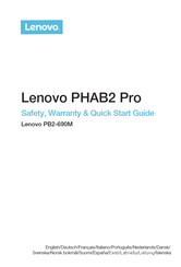Lenovo PHAB2 Pro Guide De Démarrage Rapide