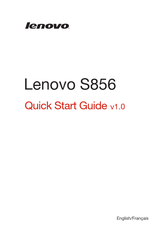 Lenovo S856 Guide De Démarrage Rapide