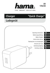 Hama Quick Charge Mode D'emploi