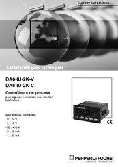 Pepperl+Fuchs DA6-IU-2K-C Caractéristiques Techniques