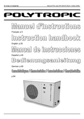 Polytropic PAC 31 Manuel D'instructions