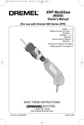 Dremel MS400 Manuel D'utilisation