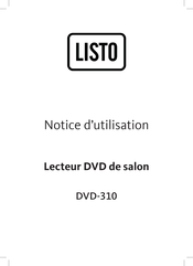 Listo DVD-310 Notice D'utilisation