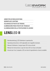 LED2WORK LENSLED II Manuel D'utilisation