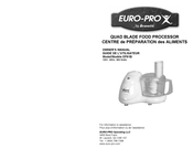 Euro-Pro QUAD BLADE EP91B Guide De L'utilisateur
