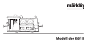 marklin Köf II Mode D'emploi