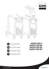 GYS MAGYS 450 WS Manuel D'utilisation