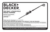 Black & Decker LPHT120 Manuel D'instruction