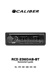 Caliber RCD237DAB-BT Mode D'emploi