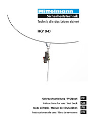 Mittelmann RG10-D Mode D'emploi