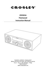 Crosley CR3501A Manuel D'instructions