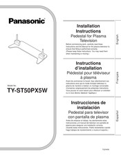 Panasonic TY-ST50PX5W Instructions D'installation