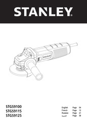 Stanley STGS9100 Traduction Des Instructions Initiales