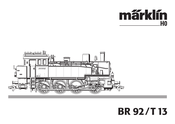 marklin BR 92/T 13 Mode D'emploi
