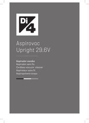 B&B TRENDS Di4 Aspirovac Upright 29.6V Mode D'emploi