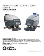Nilfisk SC 750 ST Manuel D'entretien