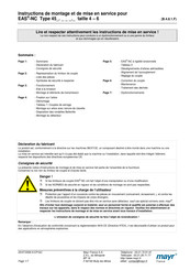 Mayr EAS-NC 45 Série Instructions De Montage Et De Mise En Service