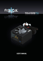 Fractal design Tesla 550W Mode D'emploi