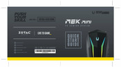 Zotac Gaming Mek Mini Guide D'installation Rapide