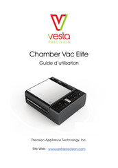 Vesta Precision Chamber Vac Elite Guide D'utilisation
