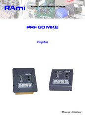 Rami PRF 60 MK2 Manuel Utilisateur