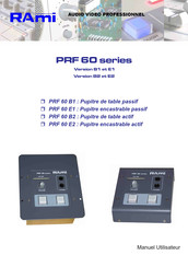 Rami PRF 60 Serie Manuel Utilisateur