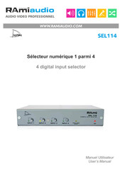 Ramiaudio SEL114 Manuel Utilisateur