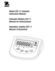 OHAUS CD-11 Manuel D'instructions