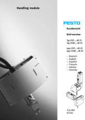 Festo HSW-16-AE-IO Guide Rapide