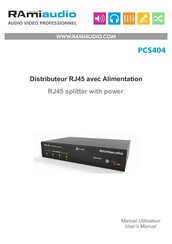 Ramiaudio PCS404 Manuel Utilisateur